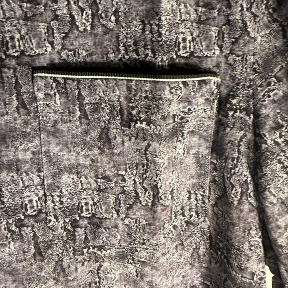 7 Diamonds Charcoal Patterned Casual Shirt Men’s Size Large - Picture 4 of 9